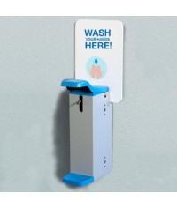 Painted Steel Wall Mounted Hand Sanitisers Dispenser